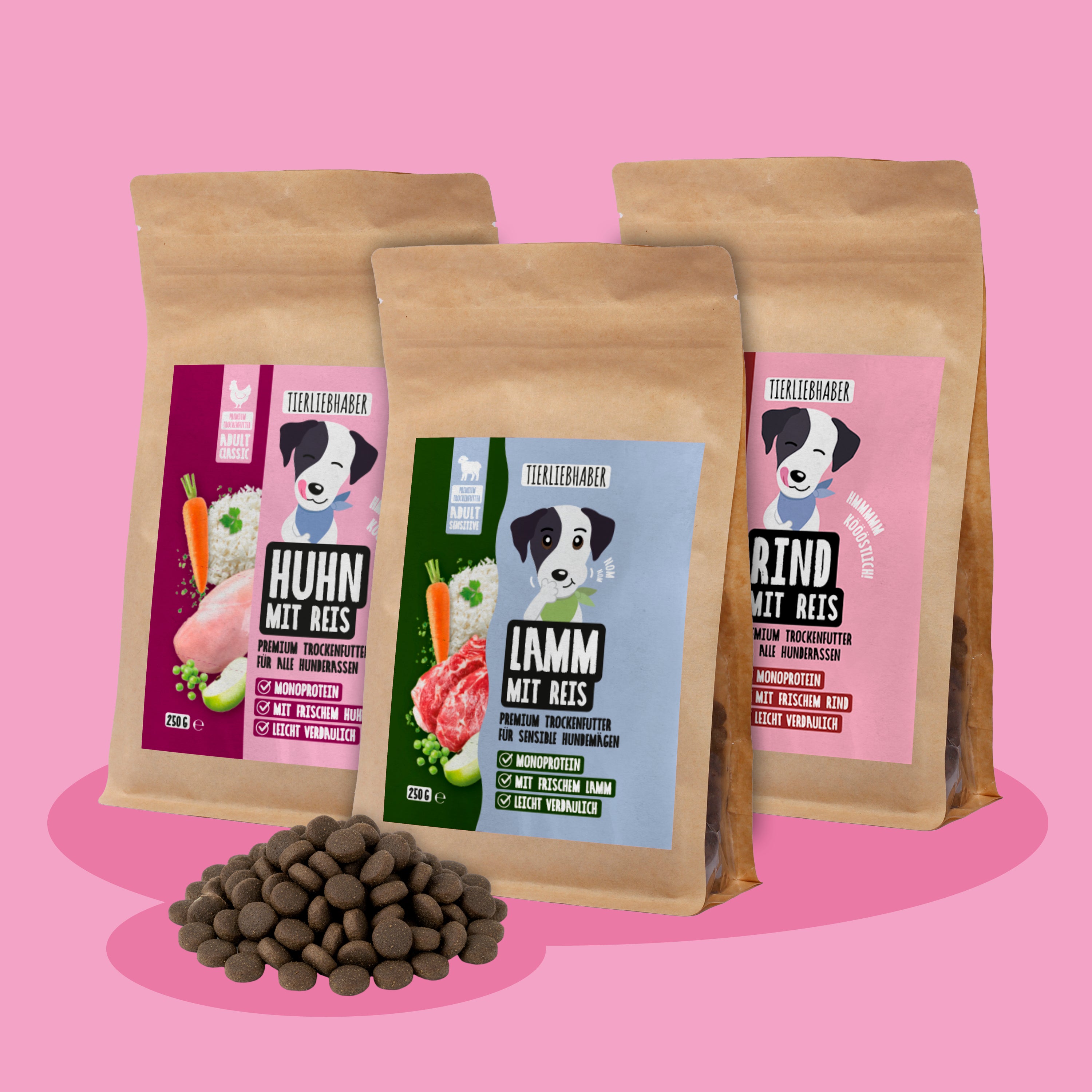 Trockenfutter Probier Paket 3x250g