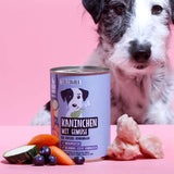 Nassfutter Kaninchen mit Gemüse 400g