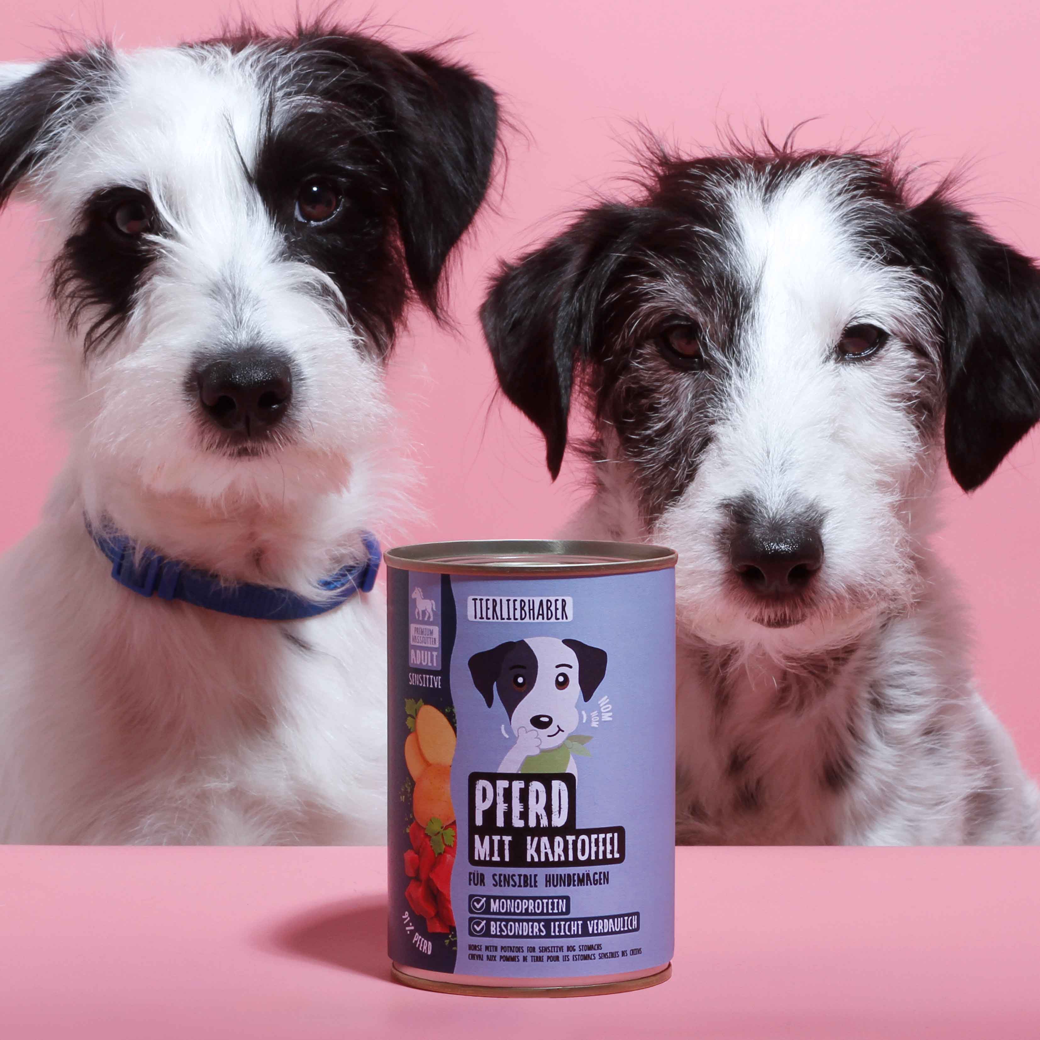Nassfutter Pferd mit Kartoffel 6x400g