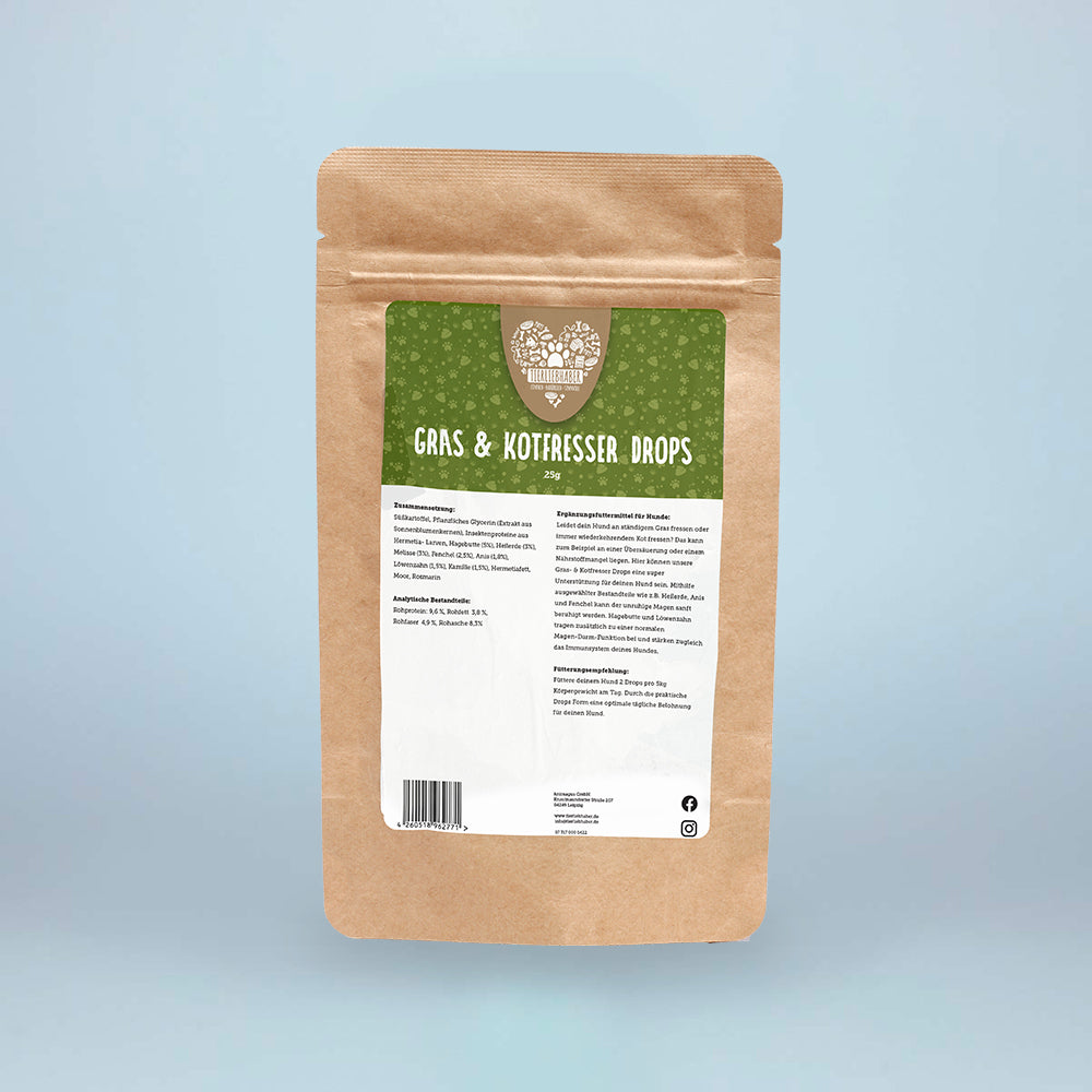Gras- & Kotfresser Drops Probe gratis