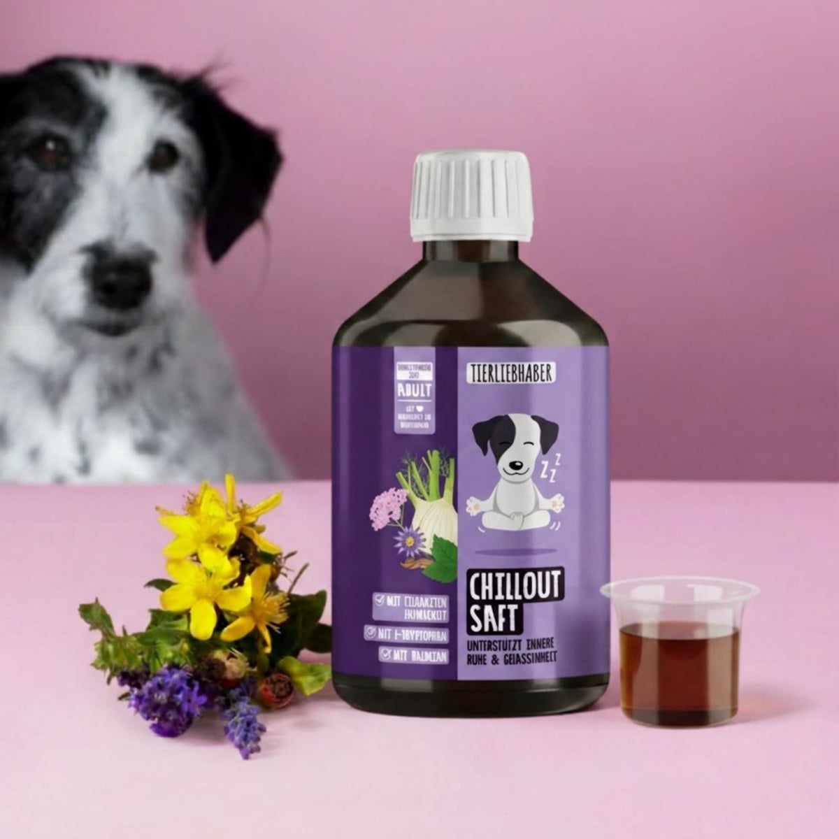 Chillout Saft für Hunde - 500ml