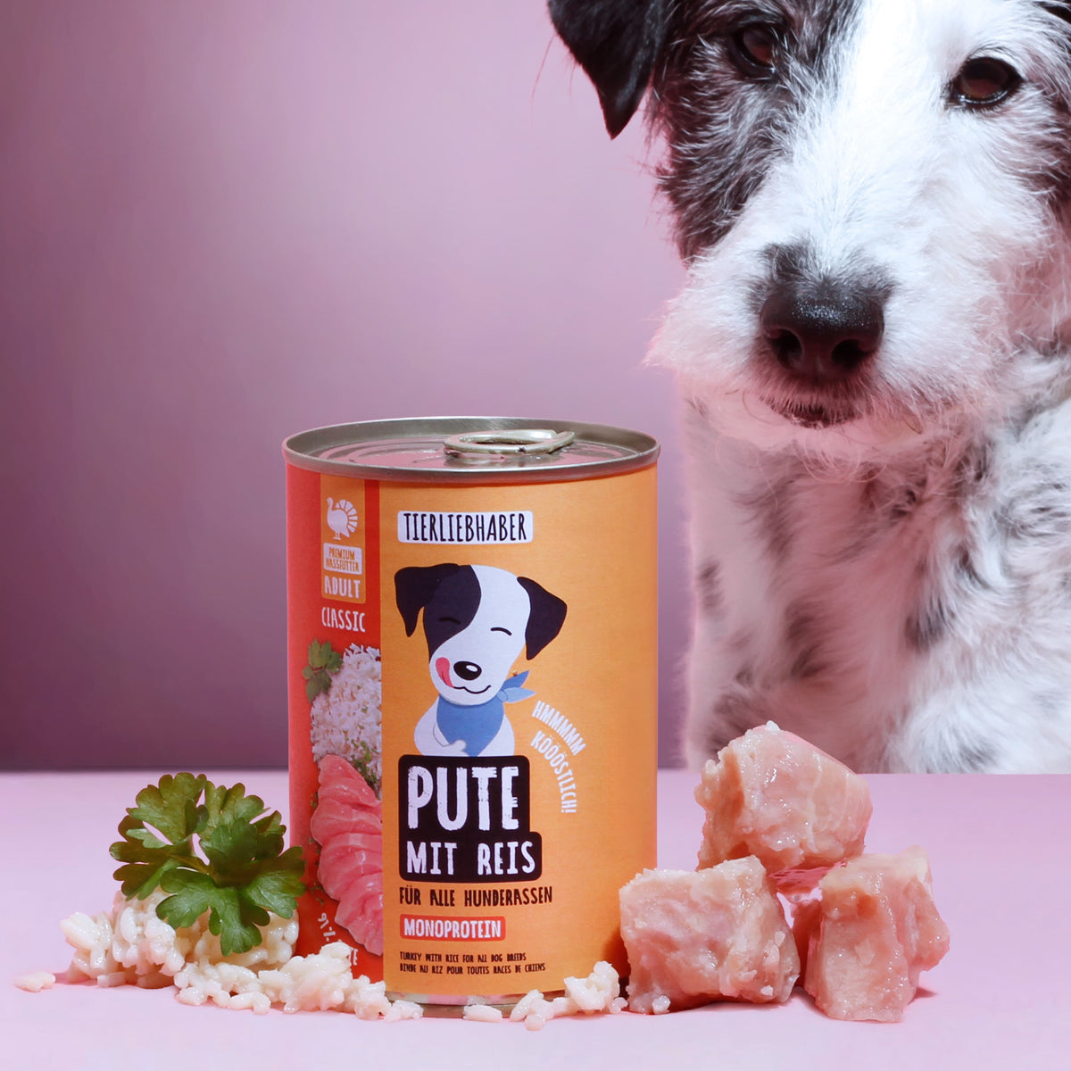 Nassfutter Pute mit Reis 400g