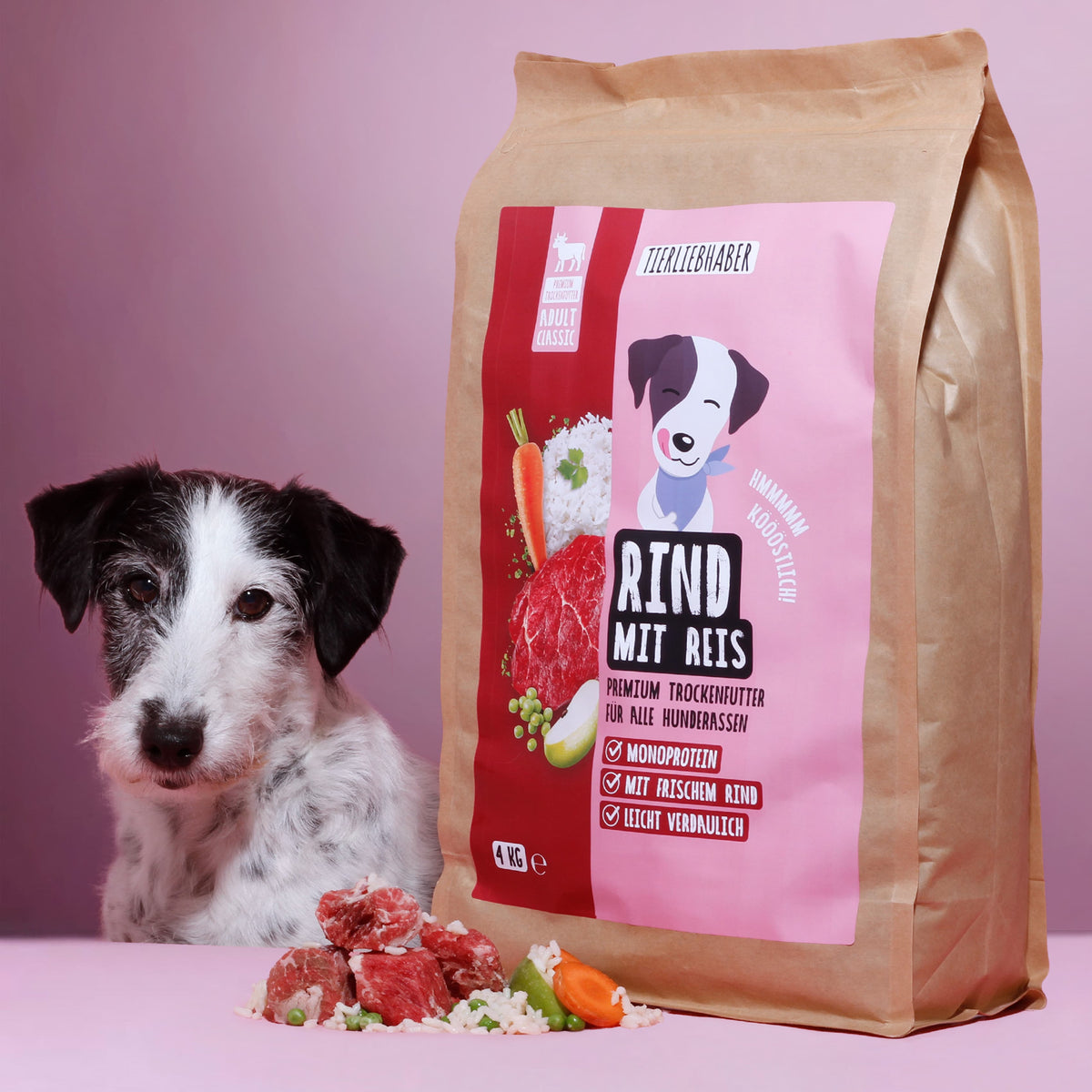 Trockenfutter Rind mit Reis