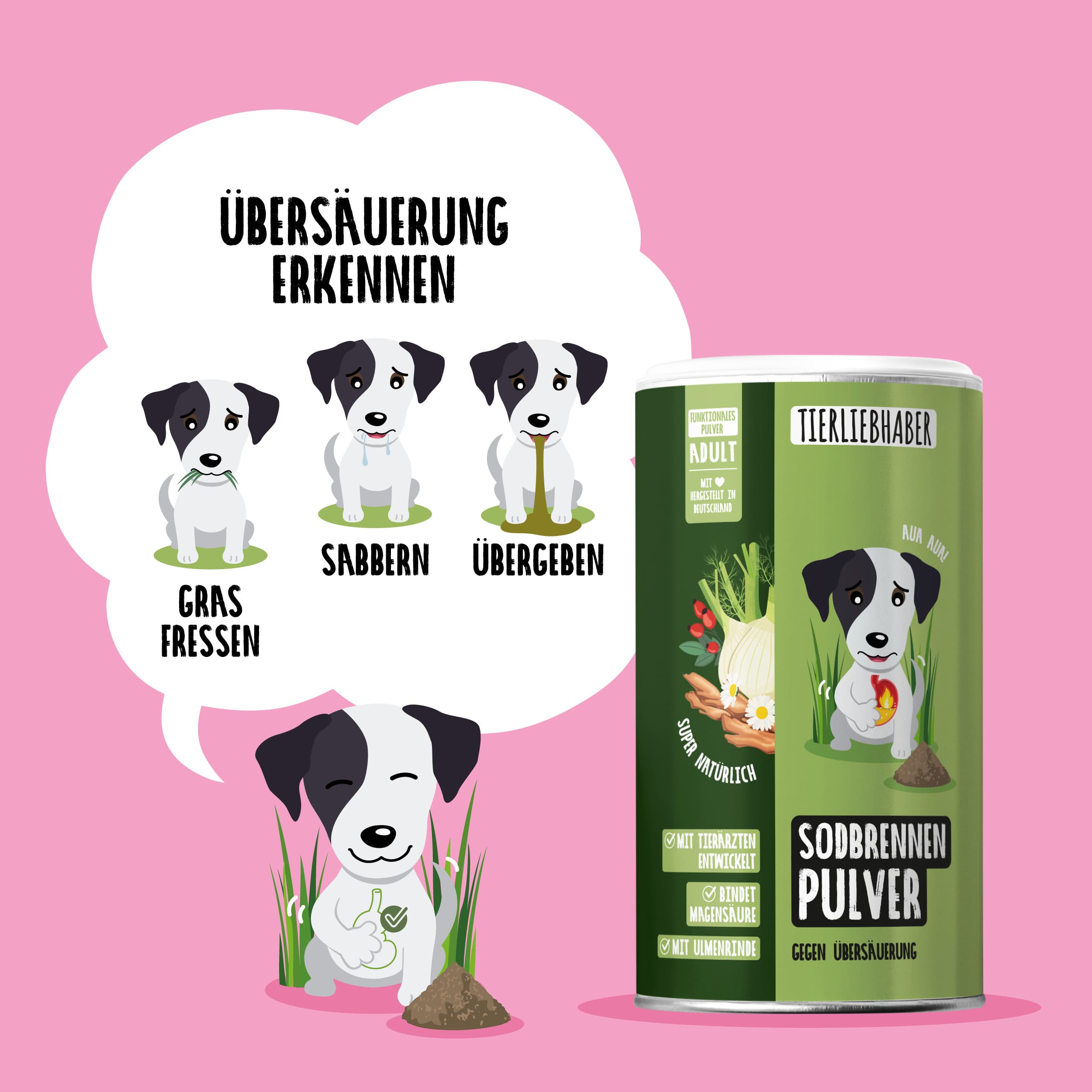 Sodbrennen Pulver