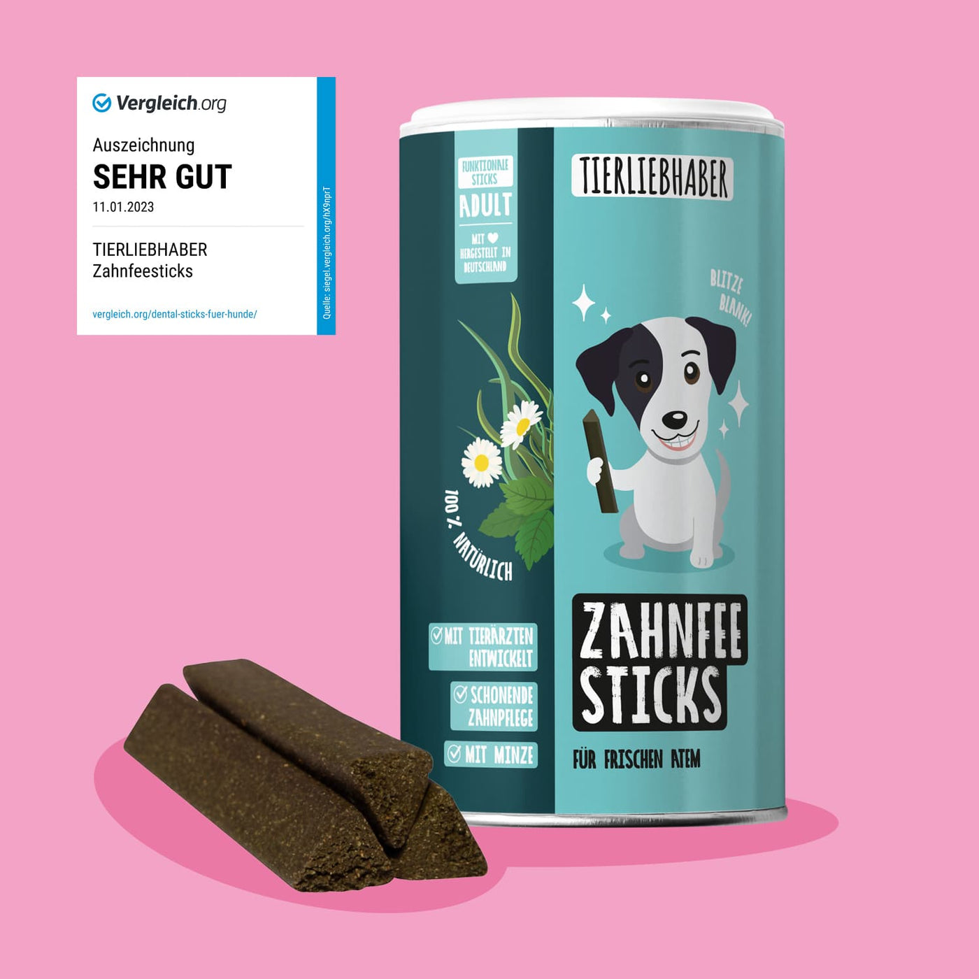 milchzähne hund aufbewahren Zahnfee Bundle XL für Hunde