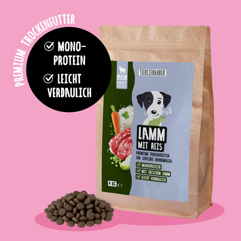 Trockenfutter Lamm mit Reis