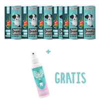 6x200g + Dentalspray gratis