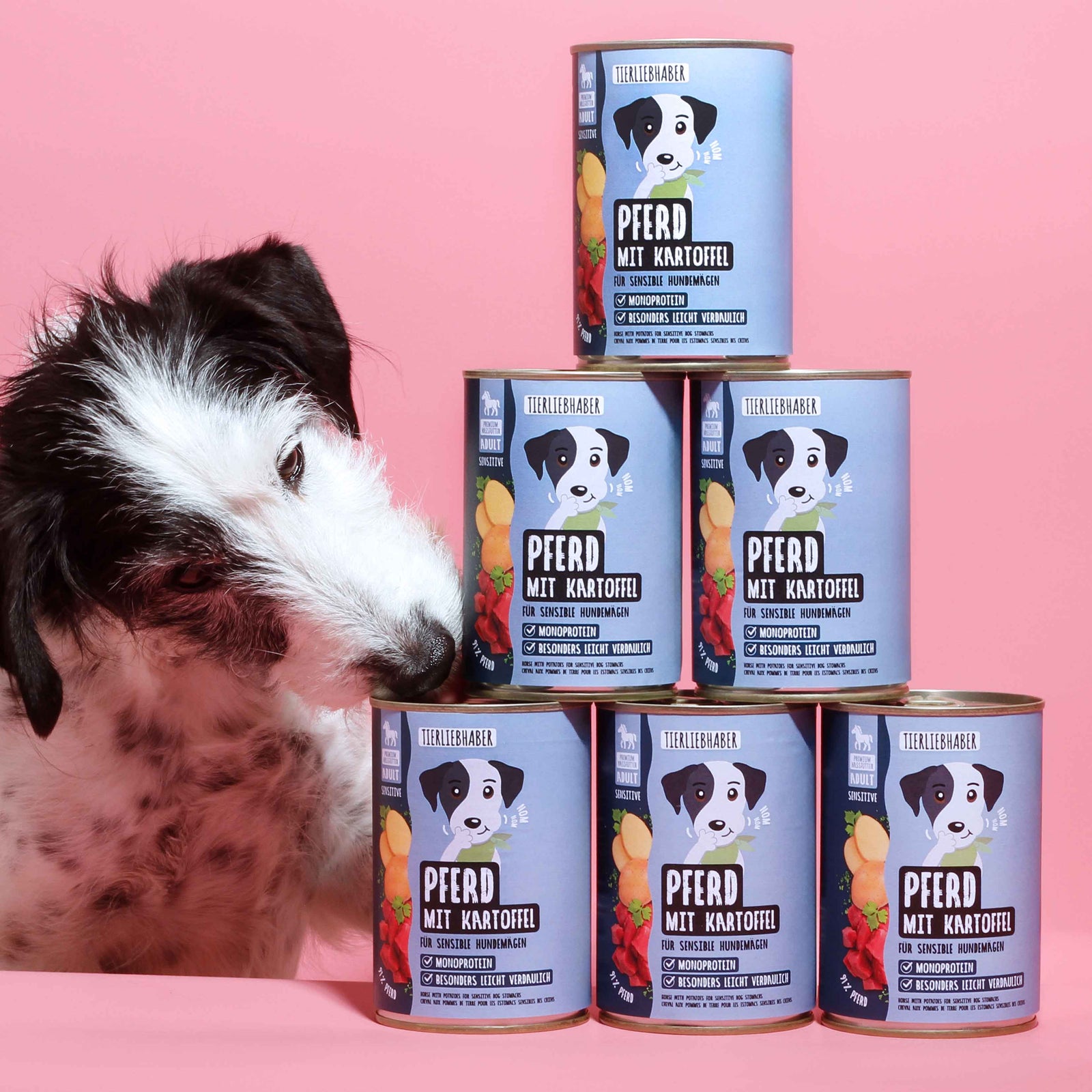 Nassfutter Pferd mit Kartoffel 400g – Tierliebhaber