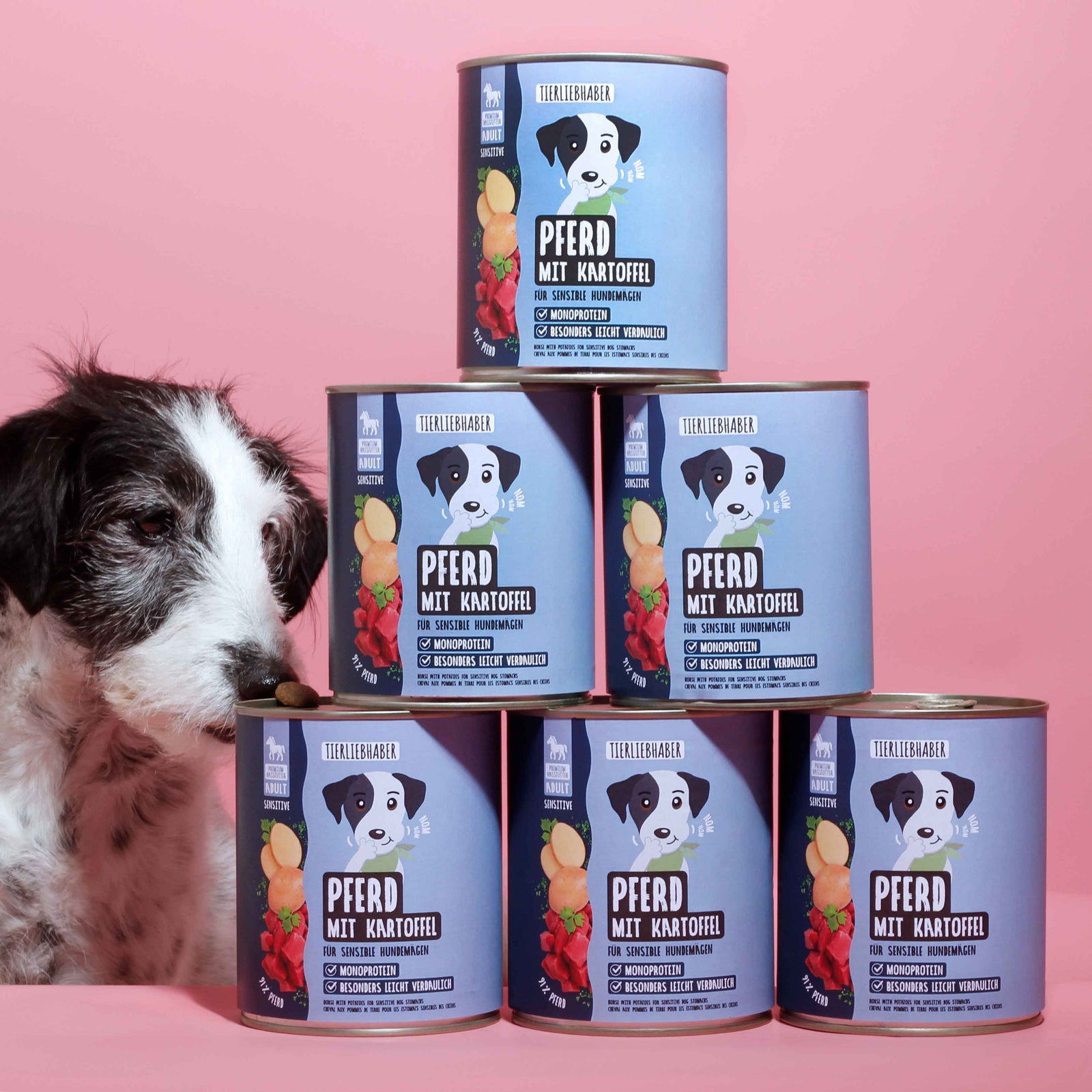 Nassfutter Pferd mit Kartoffel 800g – Tierliebhaber