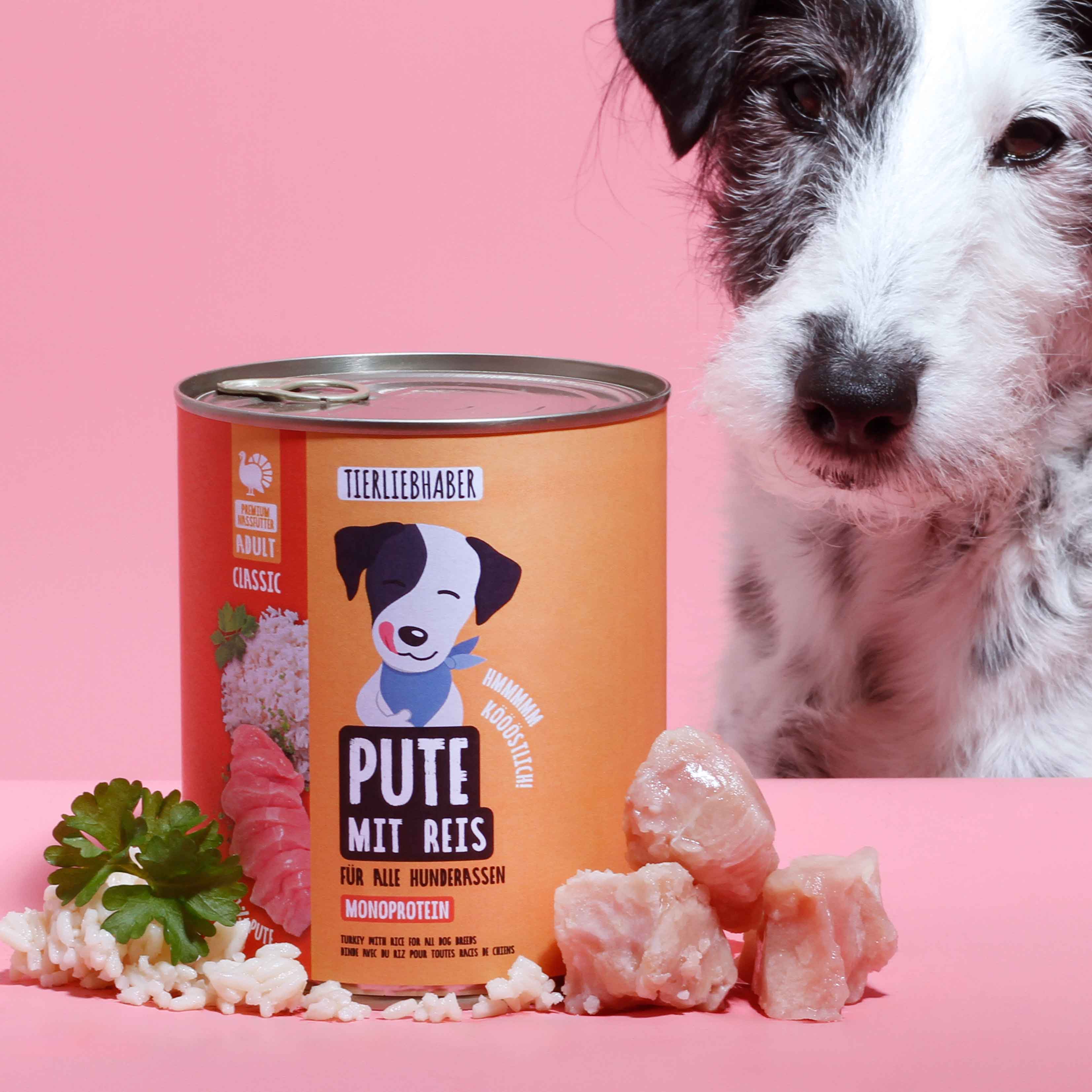 Nassfutter Pute mit Reis 800g