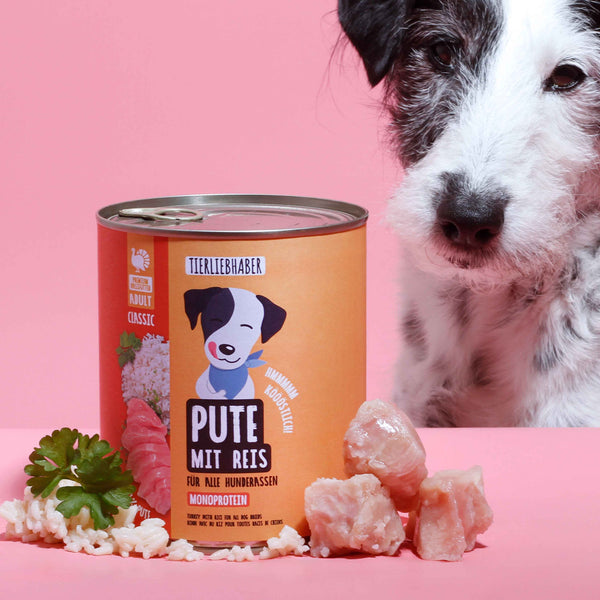 Nassfutter Pute mit Reis 800g