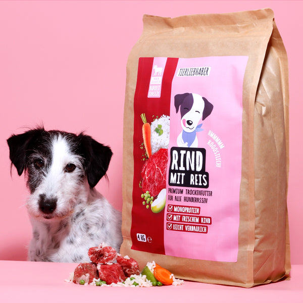 Trockenfutter Rind mit Reis