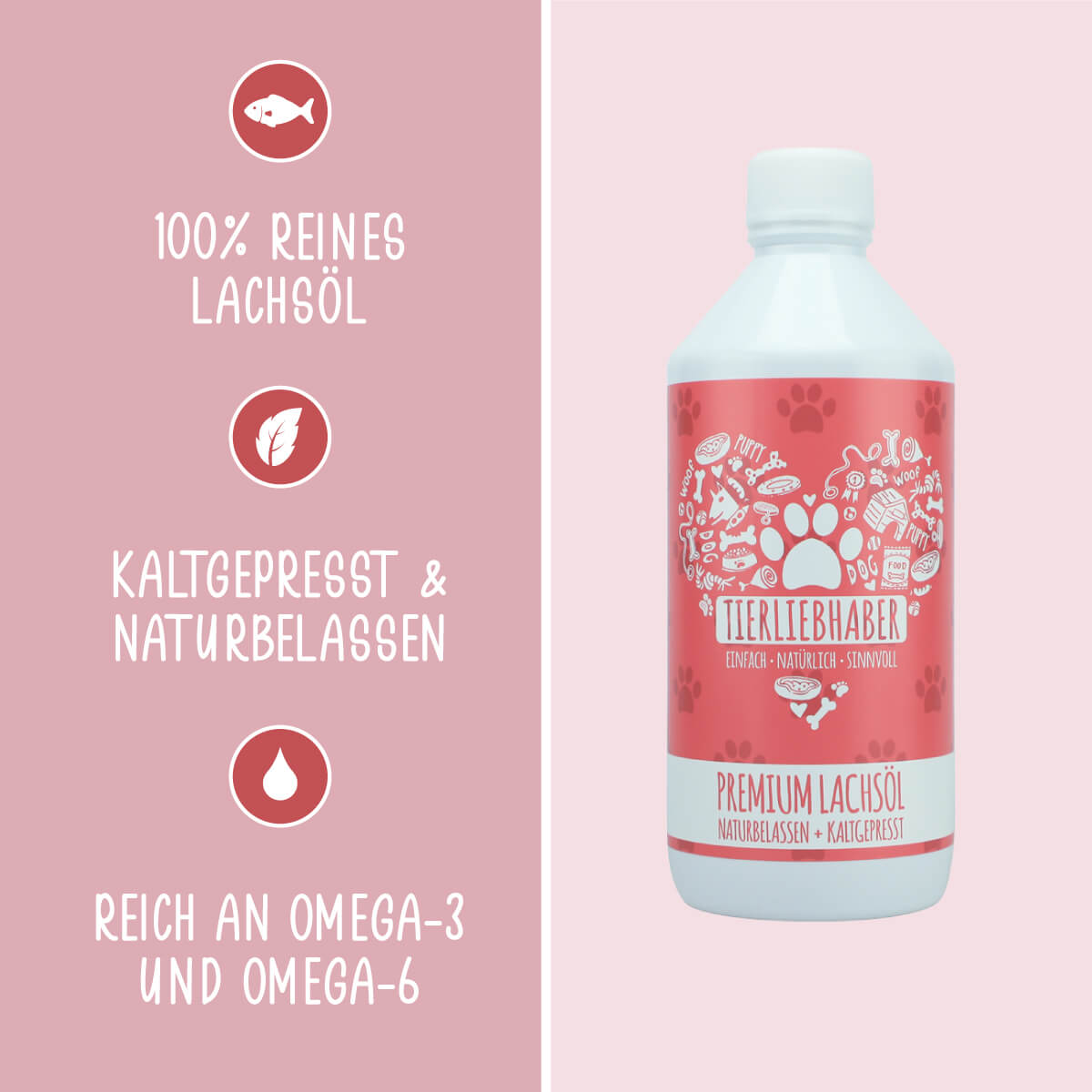 Premium Lachsöl 500 ml